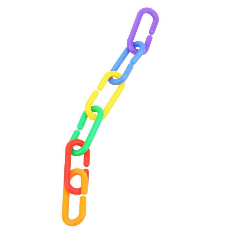 100st Plastkedja C-clips Krok Fågel Leksaker