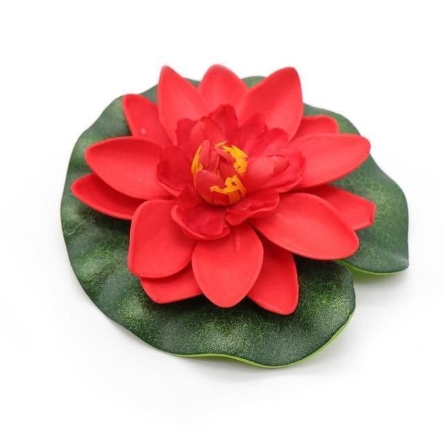5 St Konstgjord Lotus Näckros Flytande Blomma