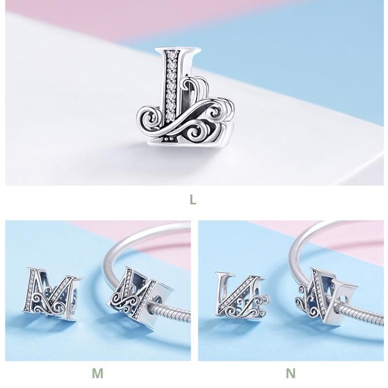 Alfabetet A-z Armband Charm