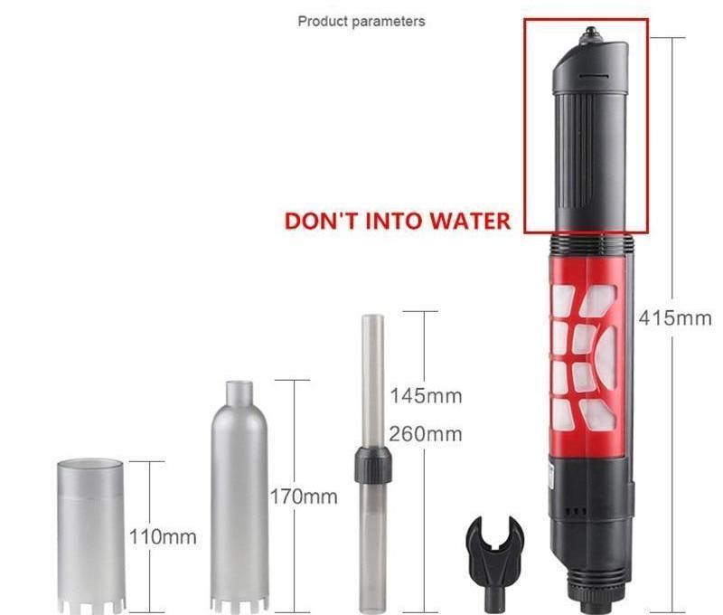 Automatisk Elektrisk Akvarium Vakuum Vatten Växlare Pump