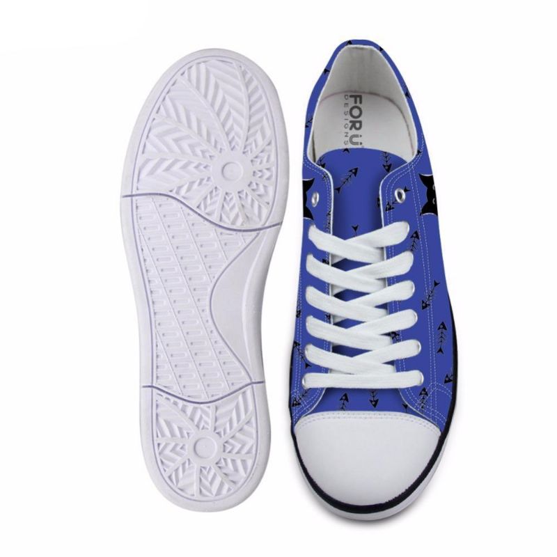 Avslappnad Canvas Canvas Sneaker Katt Skor