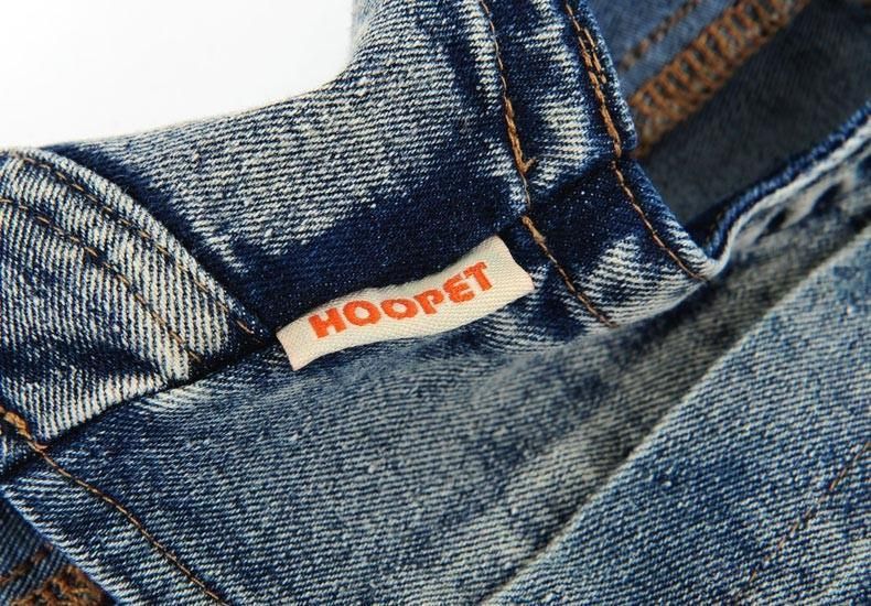 Blå Jean Sommar Denim Hundkläder