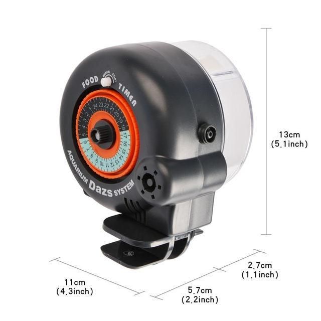 Digital Lcd-automatisk Akvariefiskmatare Med Timer