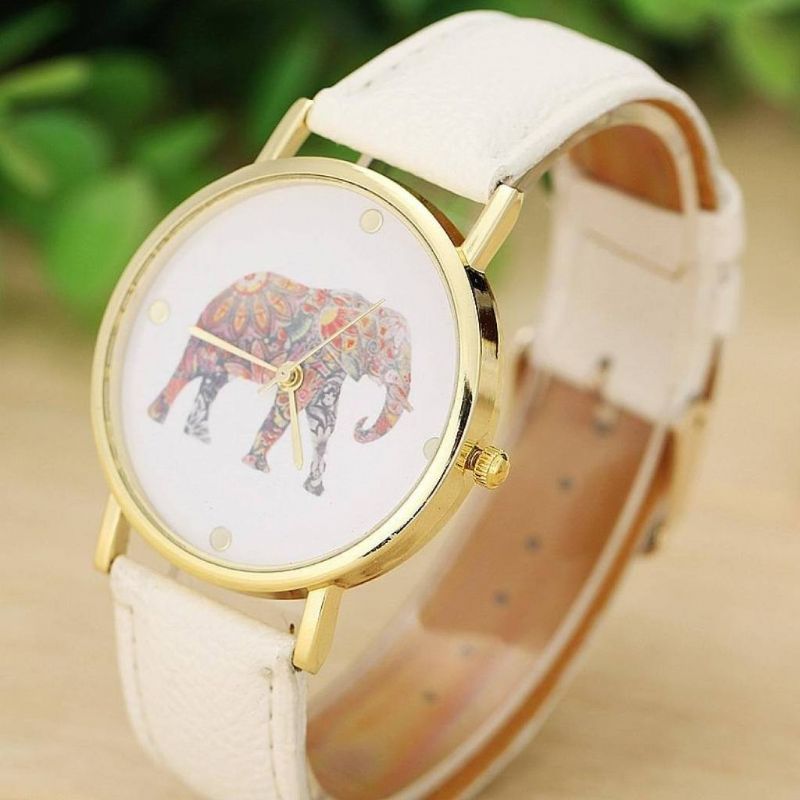 Elefantdesign Analog Kvarts Armbandsur