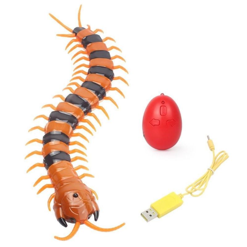 Elektrisk Centipede Katt Teaser Leksak Med Fjärrkontroll
