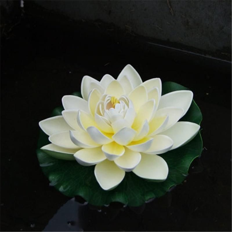 Flytande Konstgjord Lotusblomma