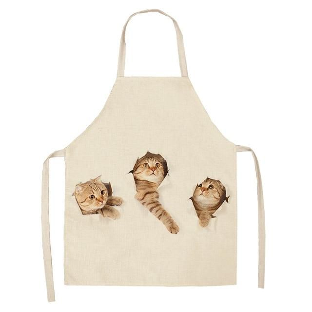 Härligt Kattmönster Köksförkläde