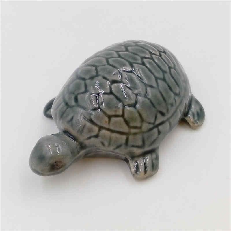 Keramisk Havssköldpadda Akvariedekor