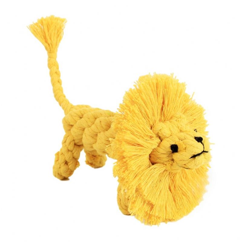 Lejonformad Flertrådig Knuthundleksak