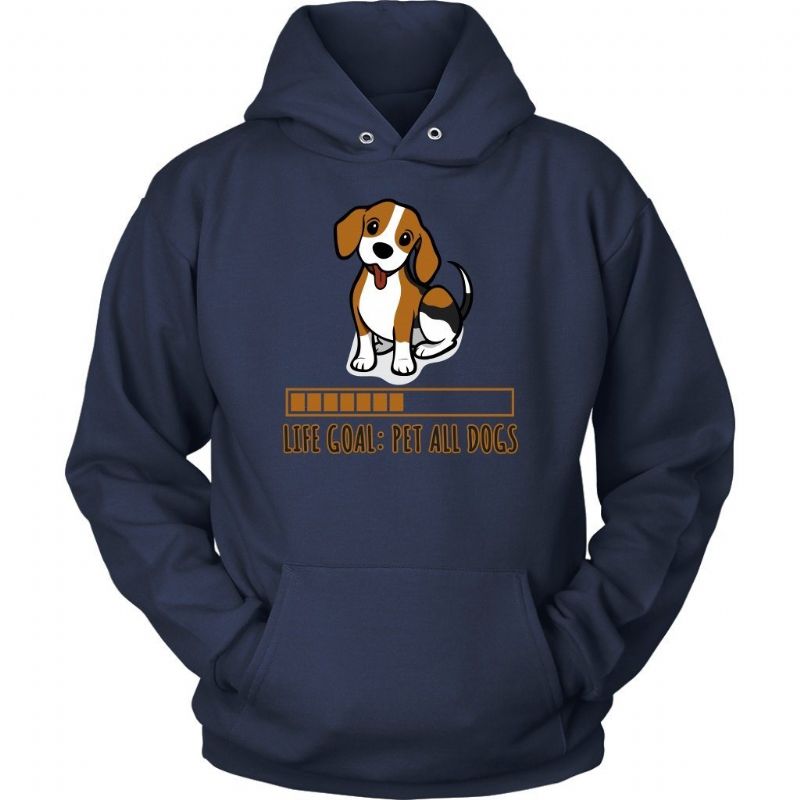 Life Goal Dog Hoodie Design