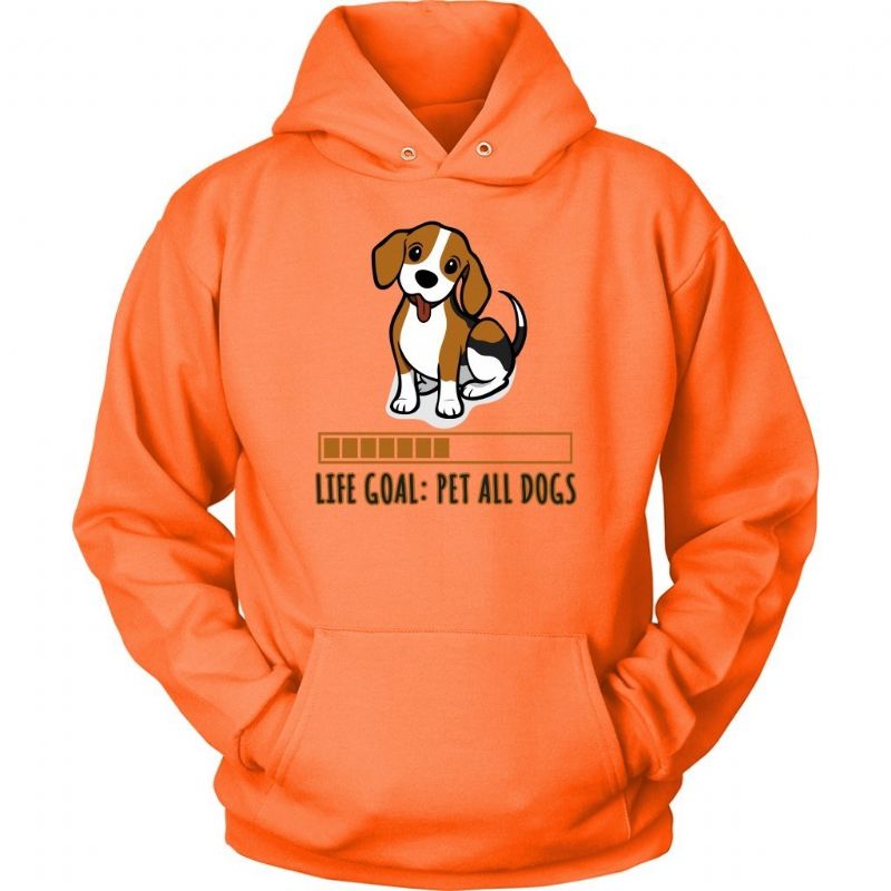 Life Goal Dog Hoodie Design