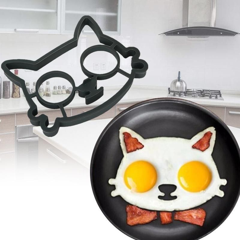 Non-stick Kattformad Äggform