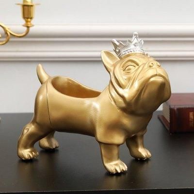 Nyckelarrangör För Bulldogfigur