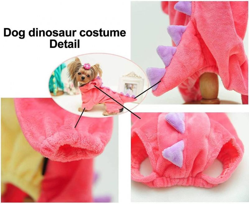 Rosa Söt Dinosaurie Stil Husdjur Kostym Klädsel
