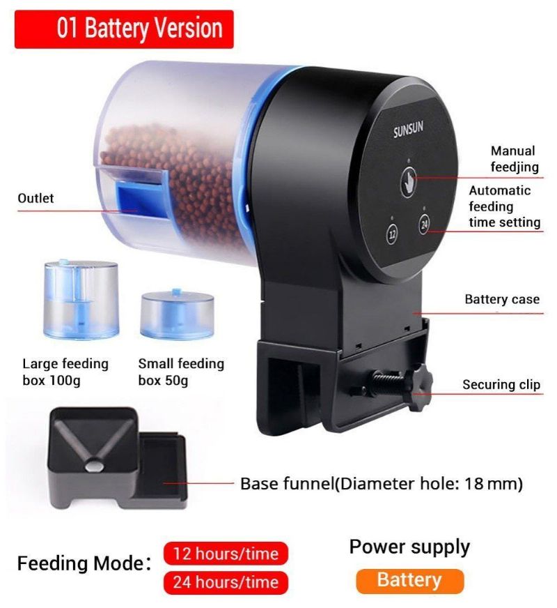 Smart Automatisk Timer Fiskmatning