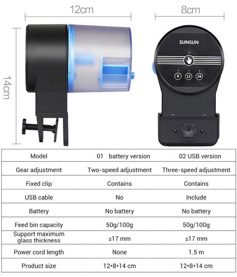 Smart Automatisk Timer Fiskmatning