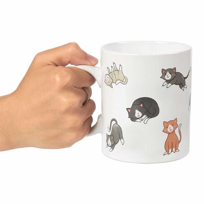 Smiley Cats Design Kaffe Mugg