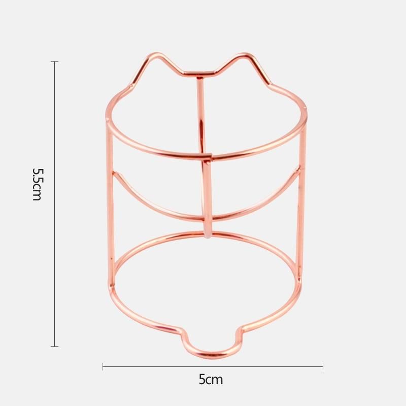 Söt Kattmakeup Svamphållare