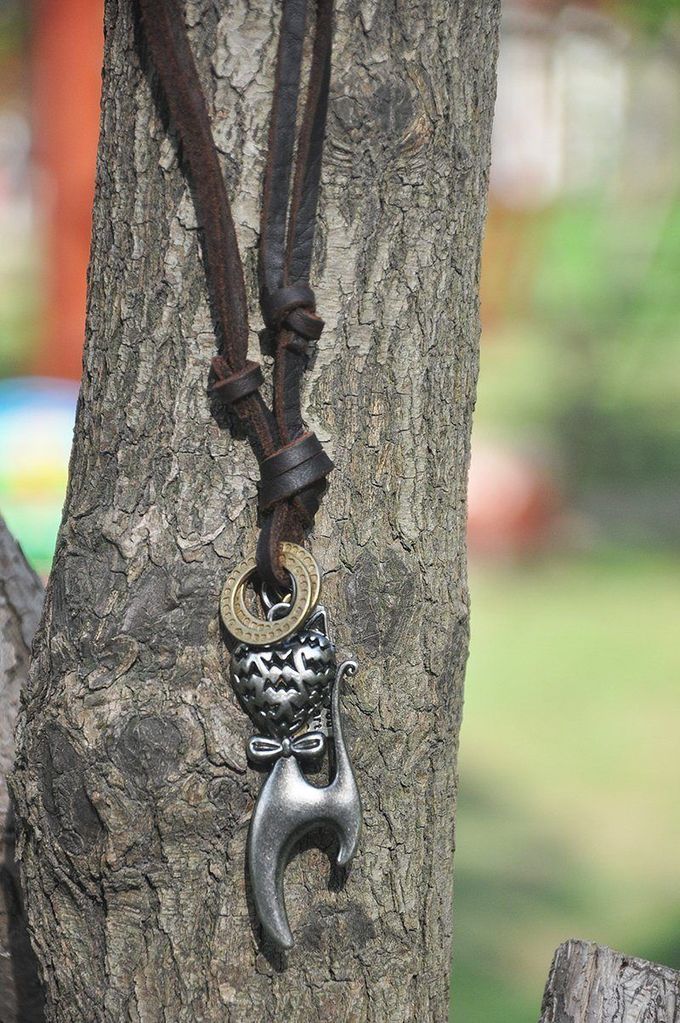 Söta Katt Hänge Choker Halsband & Hängen