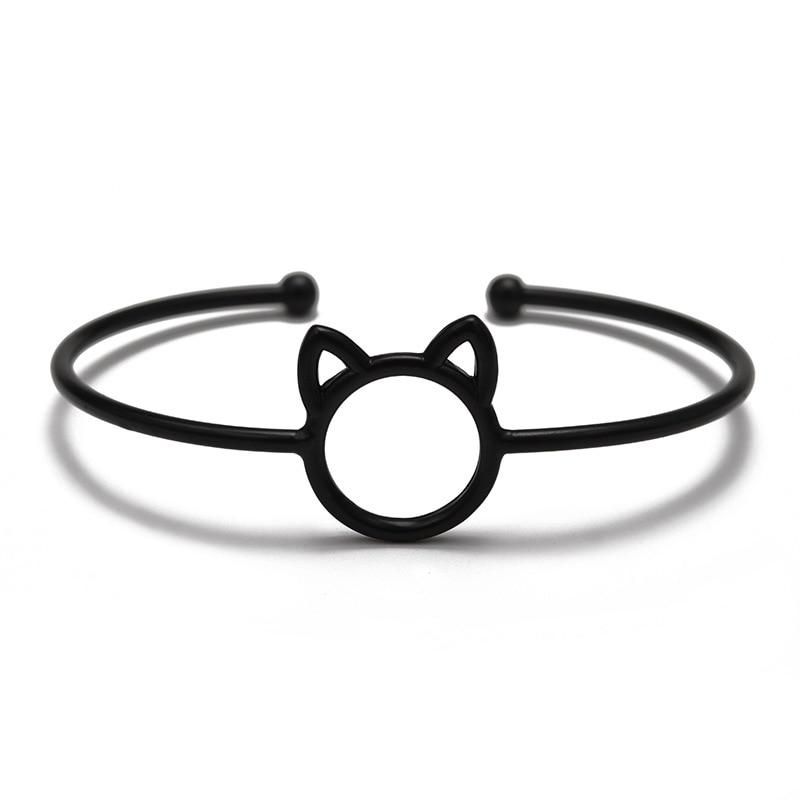 Söta Kattjusterbara Manschettarmband