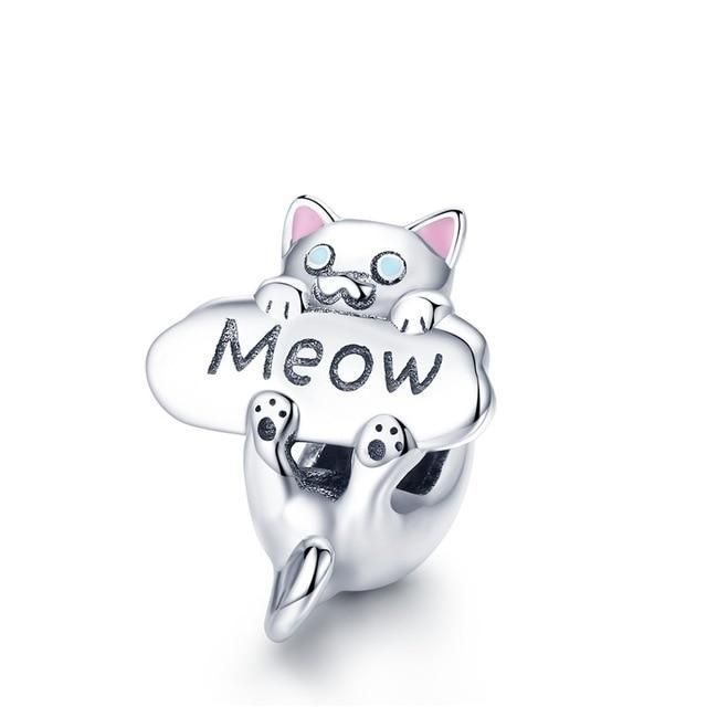 Spelar Meow Kattarmband Charm