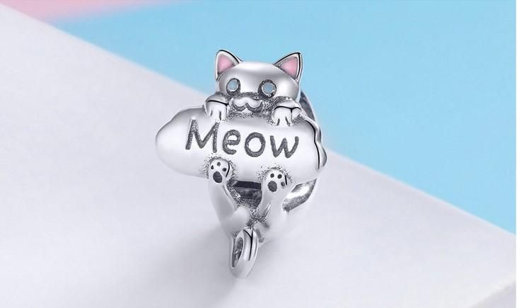 Spelar Meow Kattarmband Charm