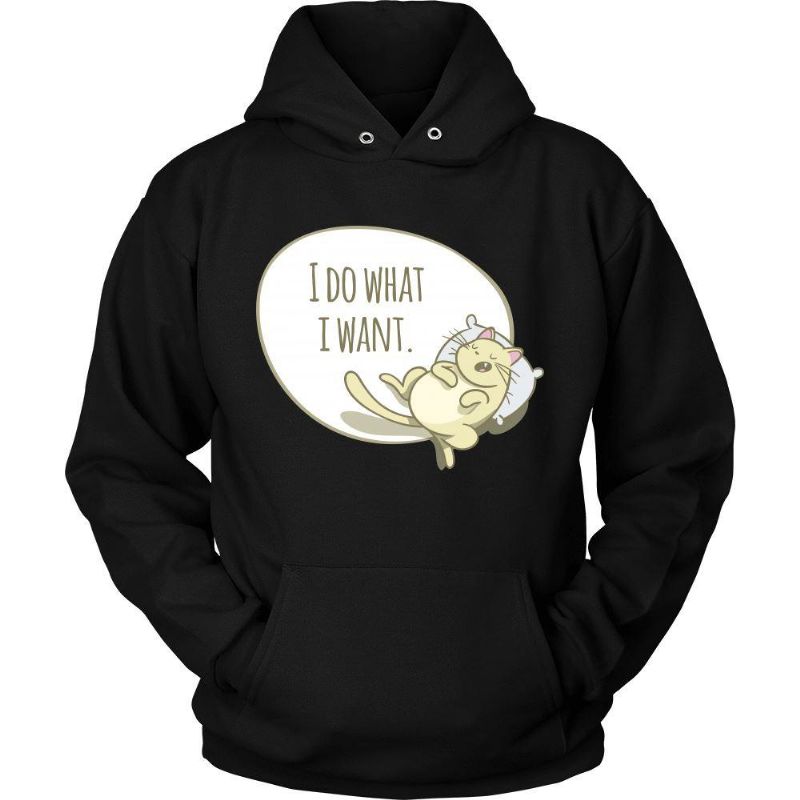 Vad Jag Vill Ha Katt Hoodie Design