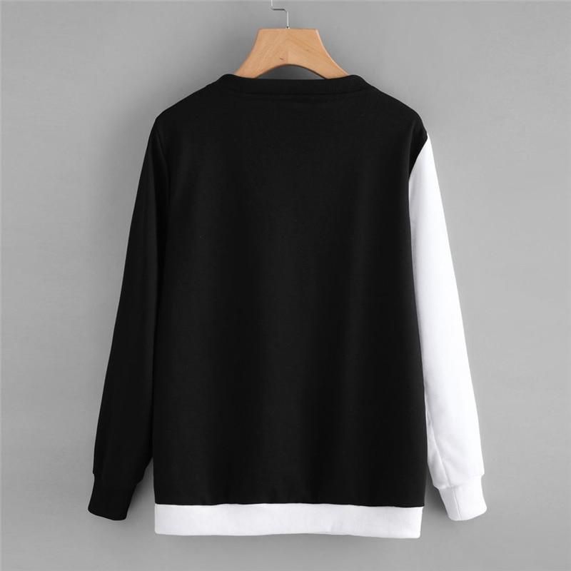 Ying Yang Katt Tryck Pullover