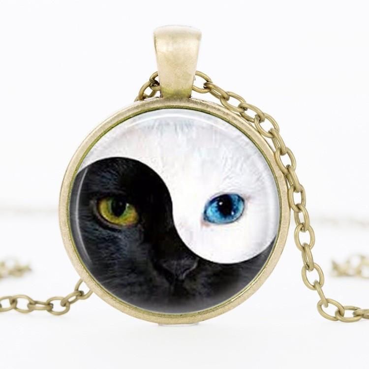 Yinyang Katt Hänge Halsband