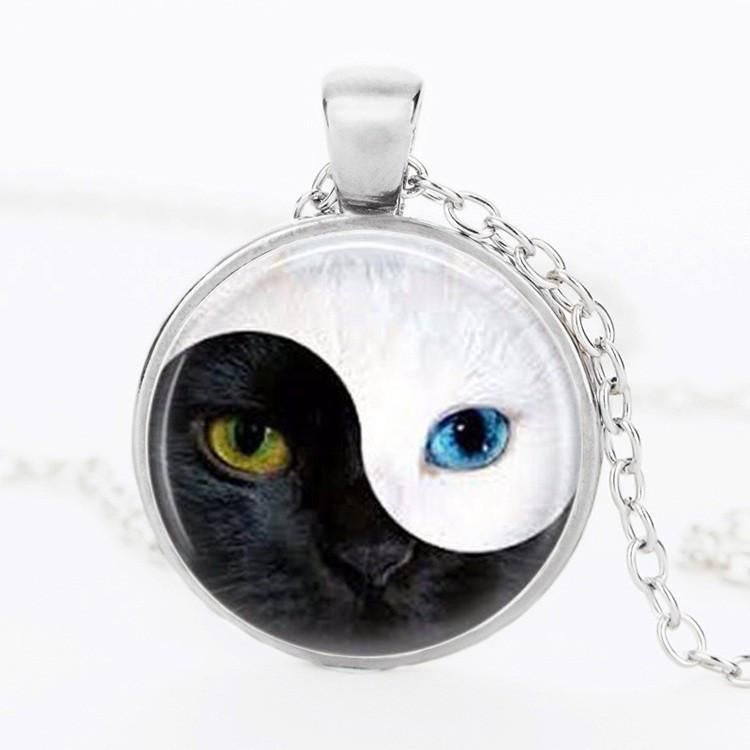 Yinyang Katt Hänge Halsband