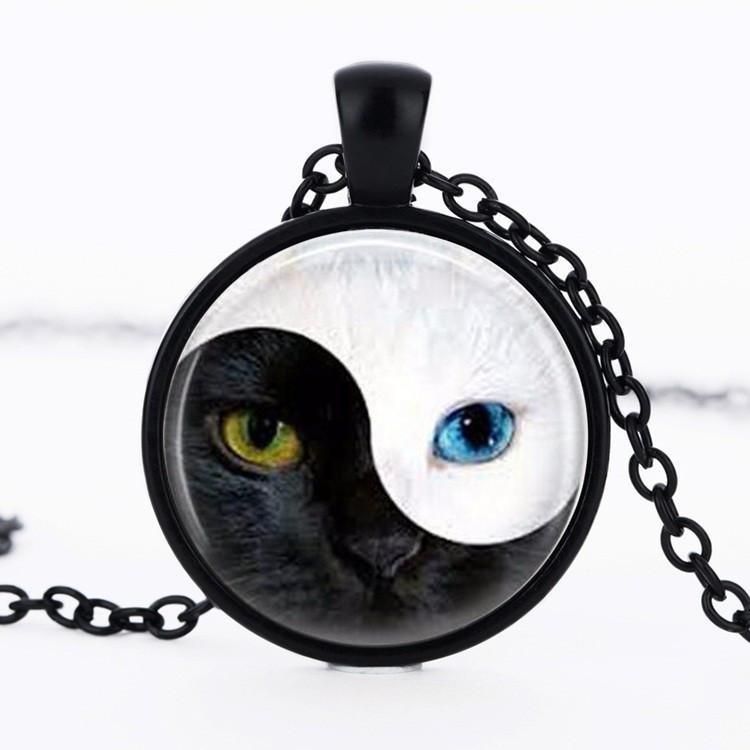 Yinyang Katt Hänge Halsband