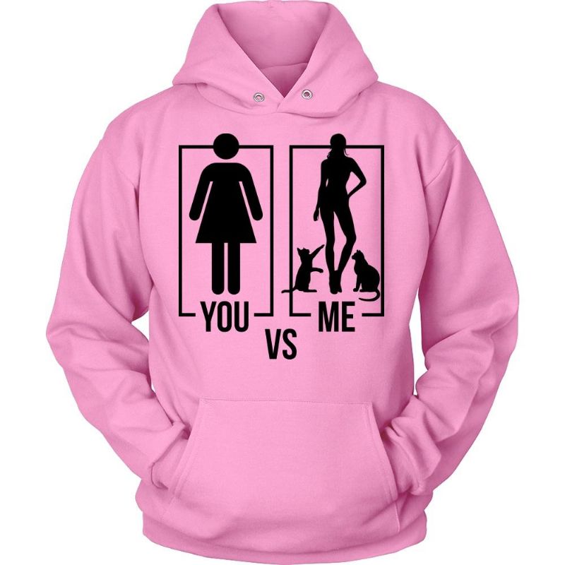 You Vs Me Typ Av Hoodiejacka Design