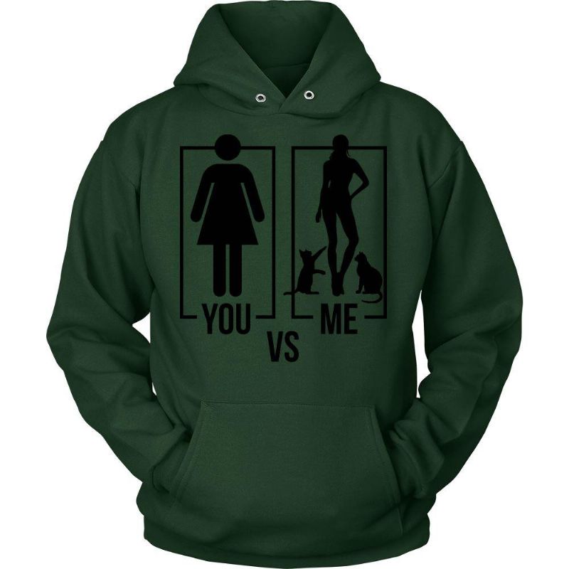 You Vs Me Typ Av Hoodiejacka Design