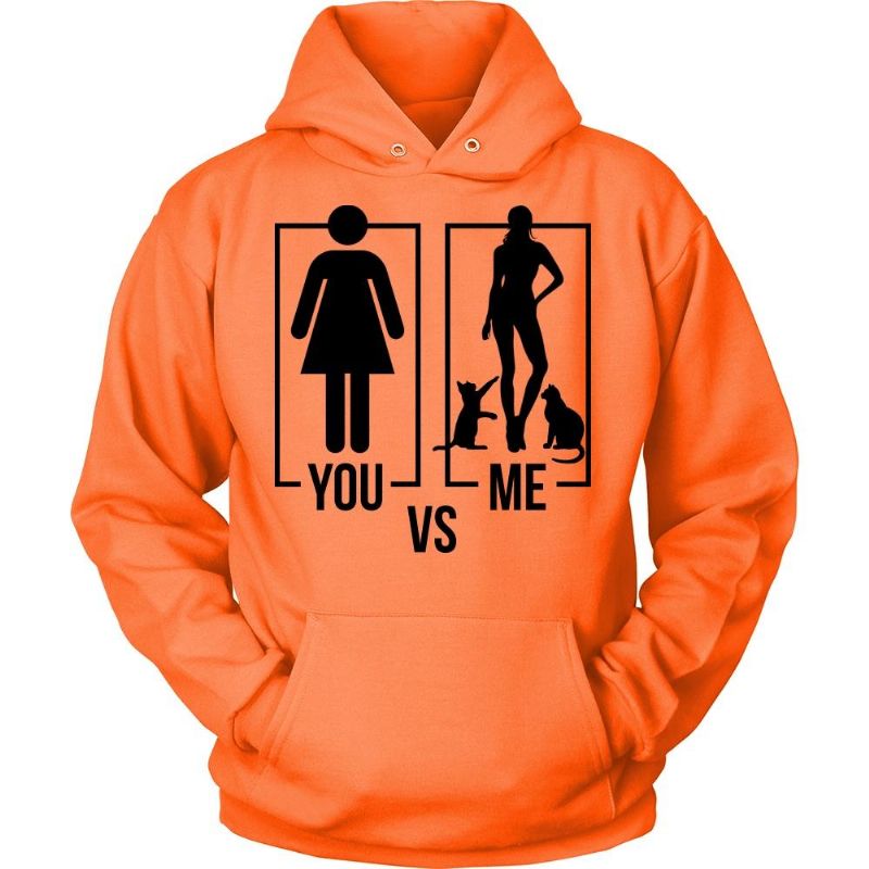 You Vs Me Typ Av Hoodiejacka Design